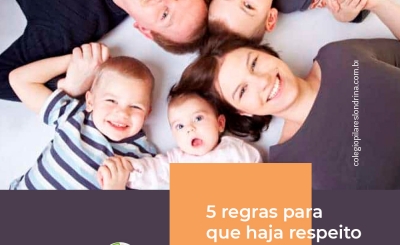 5 regras para que haja respeito em sua família