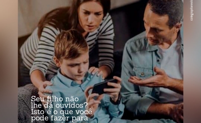 Seu filho não lhe dá ouvidos? Isto é o que você pode fazer para conseguir que ele a ouça